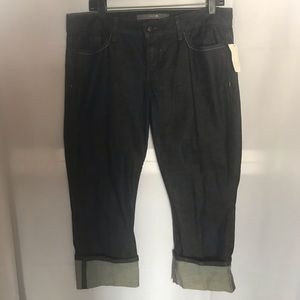 Joe's Jeans  "Honey Kicker" Blue Jean Capris, SZ32